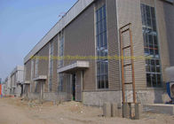 ضد زنگ Warehouse ساختار فولاد Prefab ساختمان های فلزی گرم گالوانیزه