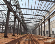Q235، Q345 مواد گالوانیزه قاب فولادی سازه ساخت و ساز ساختمان انبار ساختمان های فولادی