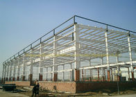 سازه های فلزی Prefab Q235 ، Q345 ساختمانهای کارخانه فولاد سازه های فلزی با افزایش ساختمان